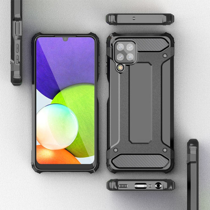 Калъф Hybrid Armor Tough за Samsung Galaxy A22 4G син