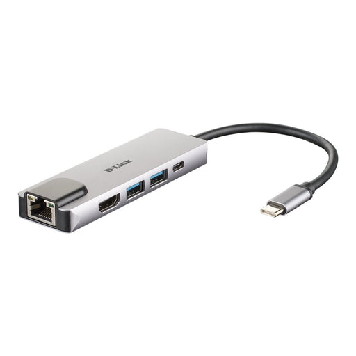 Хъб D - LINK USB - C 5 - port USB 3.0 hub with HDMI and