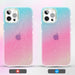 Калъф Kingxbar Ombre за iPhone 12 Pro Max син розов