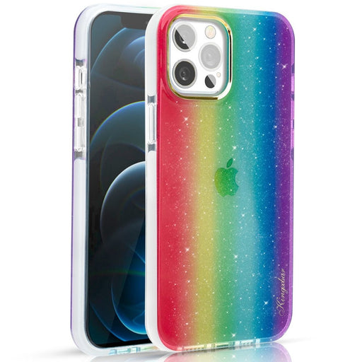 Калъф Kingxbar Ombre за iPhone 12 Pro / многоцветен