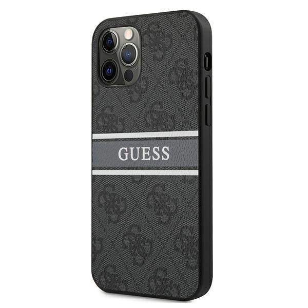 Калъф Guess 4G Printed Stripe за Apple iPhone 12 Pro