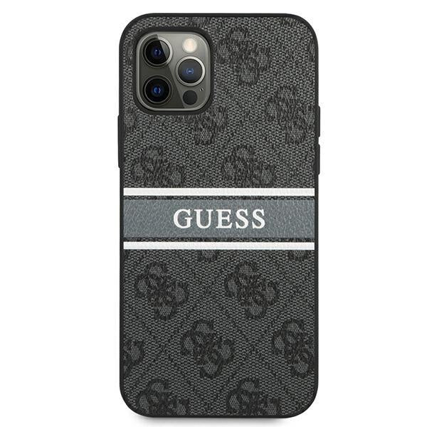 Калъф Guess 4G Printed Stripe за Apple iPhone 12 Pro