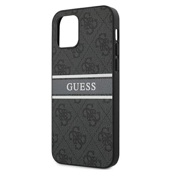 Калъф Guess 4G Printed Stripe за Apple iPhone 12 Pro