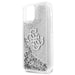 Калъф Guess Big 4G Liquid Glitter Silver за Apple