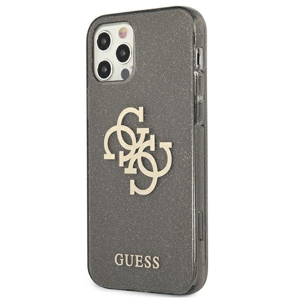 Калъф Guess Big 4G Full Glitter за Apple iPhone 12