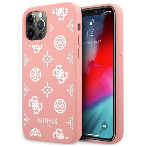 Калъф Guess Liquid Silicone White Peony за Apple