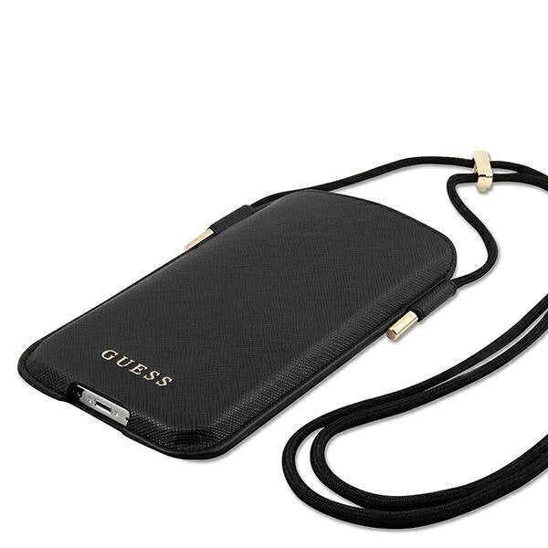 Калъф Guess Saffiano за iPhone 12 Pro Max Black