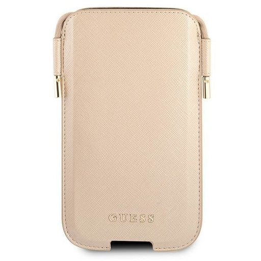 Калъф Guess Saffiano за iPhone 12 Pro Max Gold