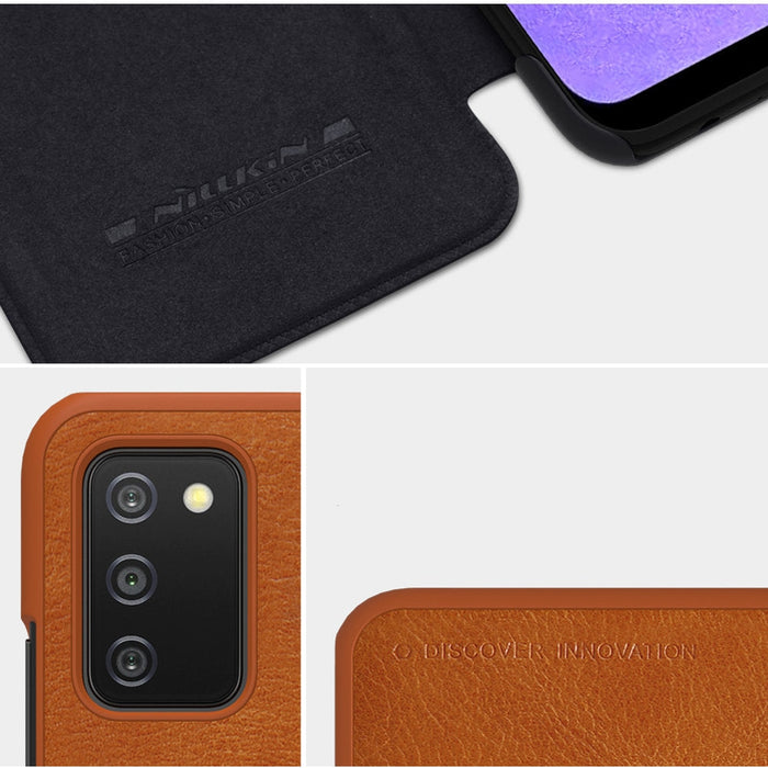 Тефтер Nillkin QIN Leather за Samsung Galaxy A03s Черен