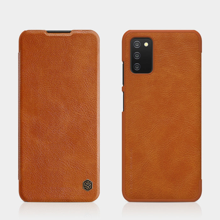 Тефтер Nillkin QIN Leather за Samsung Galaxy A03s Черен