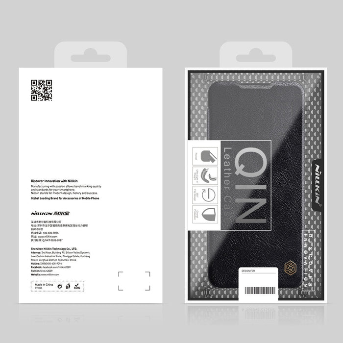 Тефтер Nillkin QIN Leather за Samsung Galaxy A03s Черен