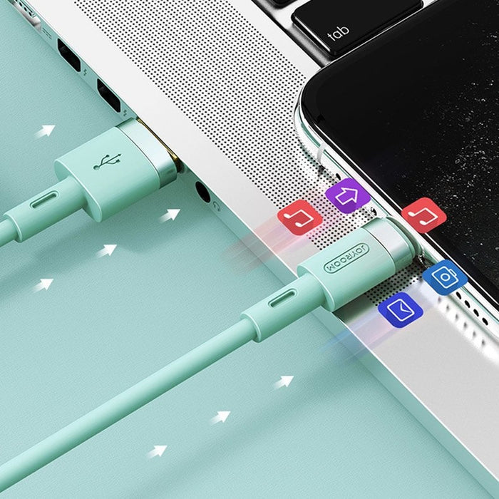 Кабел Joyroom USB към Lightning 2.4A 1.2m бял (S