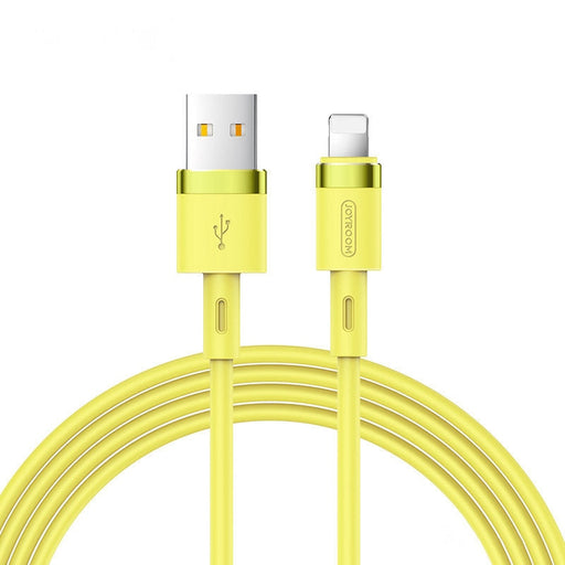 Кабел Joyroom S - 1224N2 USB към Lightning 2.4A 1.2m жълт