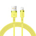 Кабел Joyroom S - 1224N2 USB към Lightning 2.4A 1.2m жълт