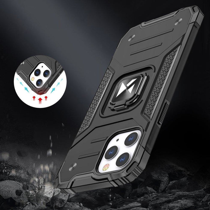 Калъф Wozinsky Ring Armor за iPhone 13 Pro Max сребрист