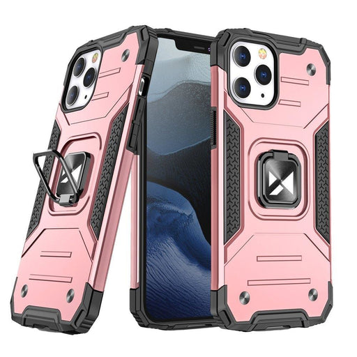 Калъф Wozinsky Ring Armor за iPhone 13 Pro Max розово злато