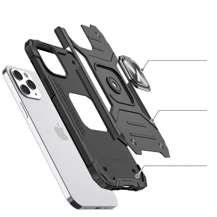 Калъф Wozinsky Ring Armor за iPhone 13 mini розов