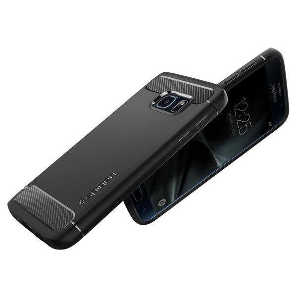 Spigen Armor Rugged Galaxy S7 Black Черен