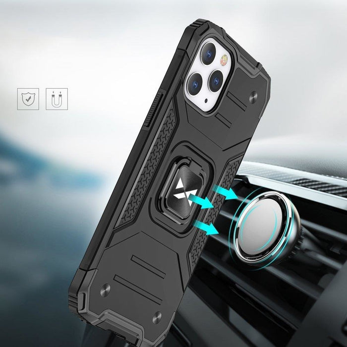 Калъф Wozinsky Ring Armor за iPhone 13 Pro син