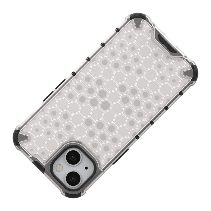Удароустойчив кейс от ТРU материал Honeycomb за Apple iPhone 13, Син