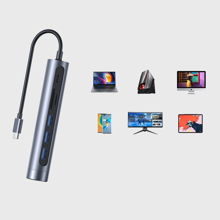 Хъб Joyroom S - H112 7в1 USB - C 3x USB 3.0 HDMI 4K