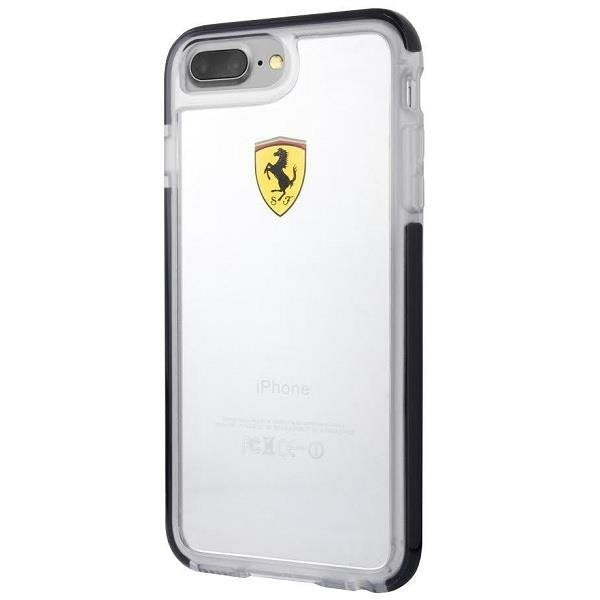 Удароустойчив кейс Ferrari за Apple iPhone 7 Plus Прозрачен