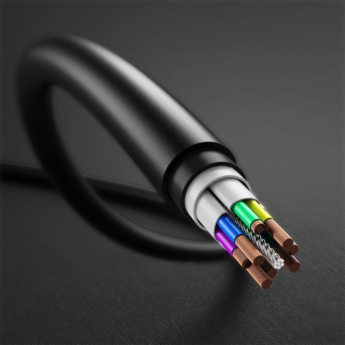 Кабел Choetech CC0001, USB-C към USB-C, 3A, 0.5m, черен