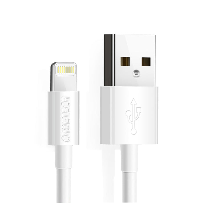 Кабел Choetech IP0026, MFI, USB към Lightning, 1.2m, бял