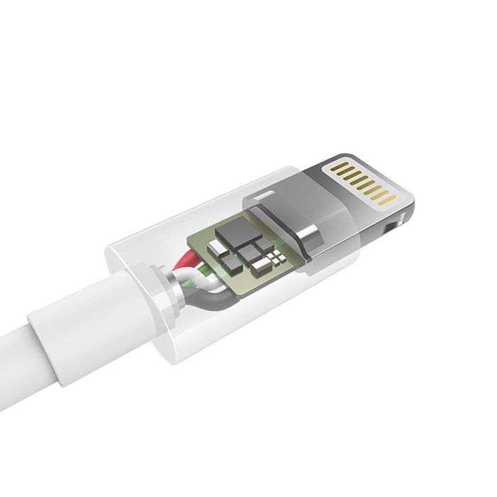 Кабел Choetech IP0026, MFI, USB към Lightning, 1.2m, бял