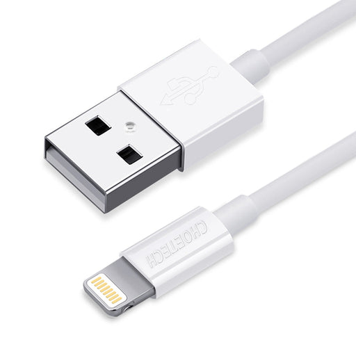 Кабел Choetech IP0026 MFI USB към Lightning 1.2m бял