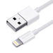 Кабел Choetech IP0026 MFI USB към Lightning 1.2m бял