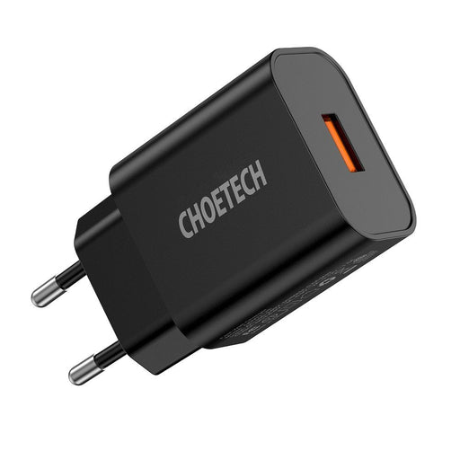 Зарядно устройство Choetech USB 18W Черен