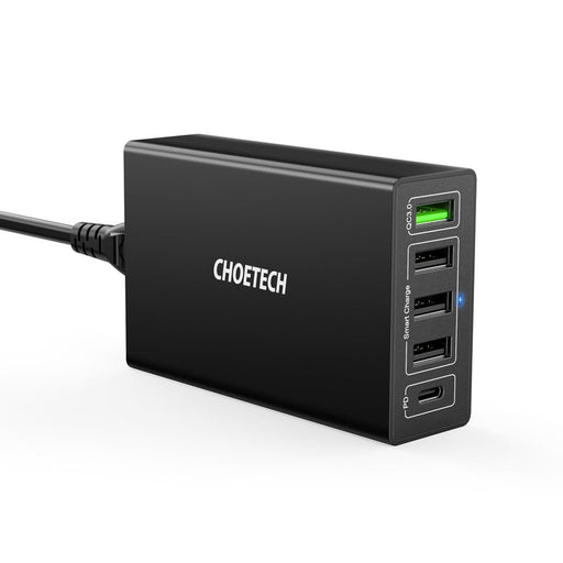 Мрежово зарядно Choetech Q34U2Q - EU 4x USB