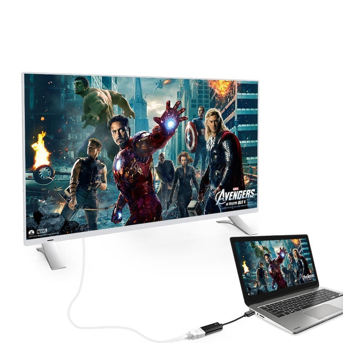 Адаптер Choetech H04, 4K, USB-C мъжки - HDMI женски, Черен