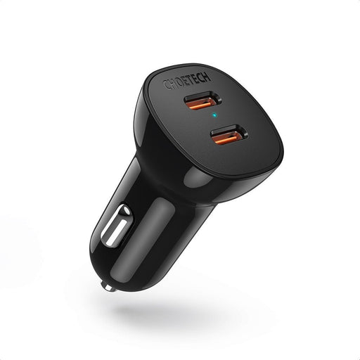 Зарядно за кола Choetech TC0008 2x USB - C