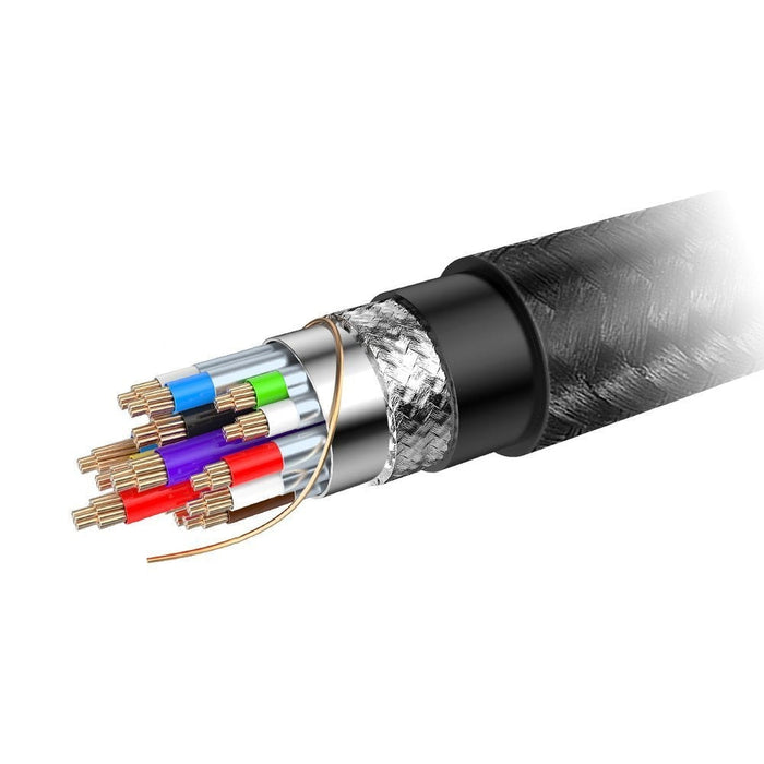 Адаптер Choetech CH0021-BK, USB-C (Male) към HDMI (Male), 4K, 60Hz, 2m, черен