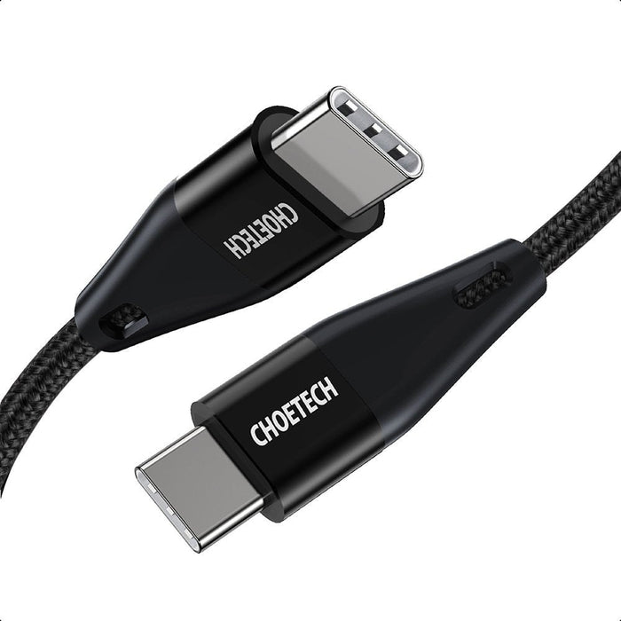 Кабел Choetech XCC-1004-BK, USB-C към USB-C, Power Delivery, 60W, 2m, черен