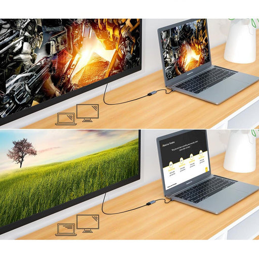 Адаптер Choetech USB - C мъжки - Displayport