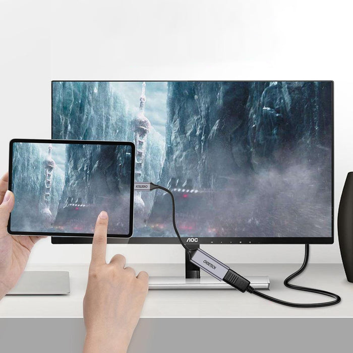 Адаптер Choetech USB - C мъжки - Displayport