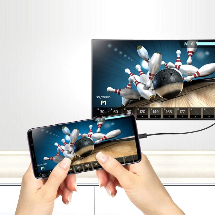 Кабел Choetech XCP-1801, USB-C - Displayport, 1.8 м, Черен