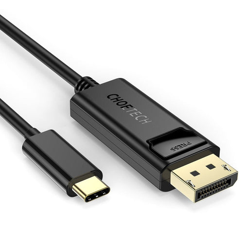 Кабел Choetech XCP - 1801 USB - C - Displayport 1.8 м Черен