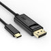 Кабел Choetech XCP - 1801 USB - C - Displayport 1.8 м Черен