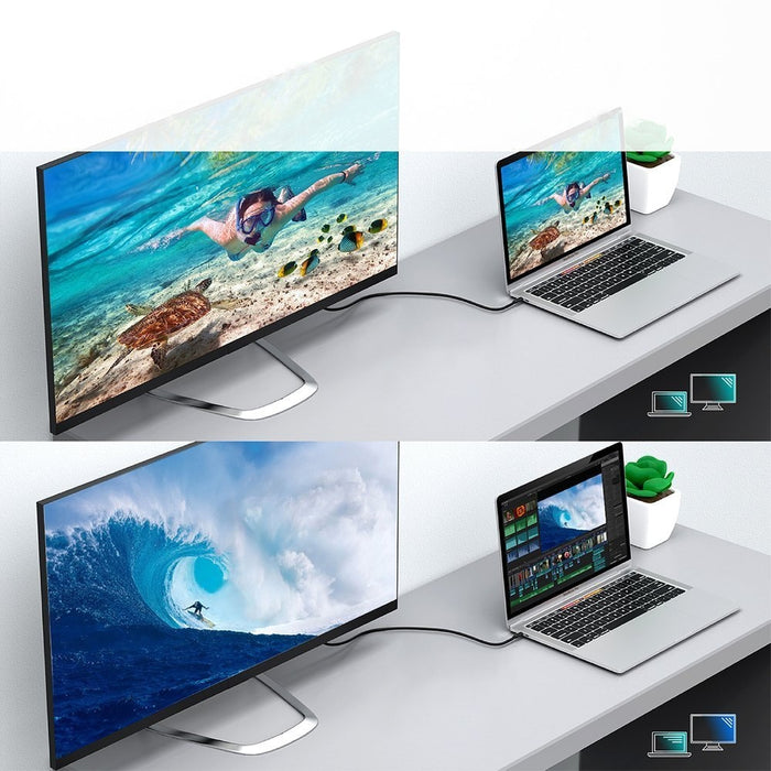 Кабел Choetech XCC-1007, USB-C към USB-C, 3.1 Gen 2, 100W, Power Delivery, 2m, черен