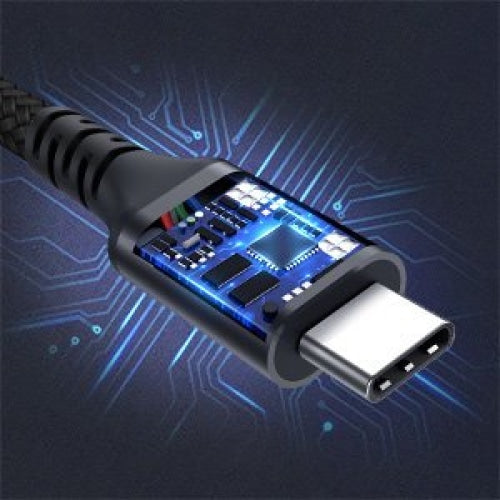 Кабел Choetech XCC-1007, USB-C към USB-C, 3.1 Gen 2, 100W, Power Delivery, 2m, черен