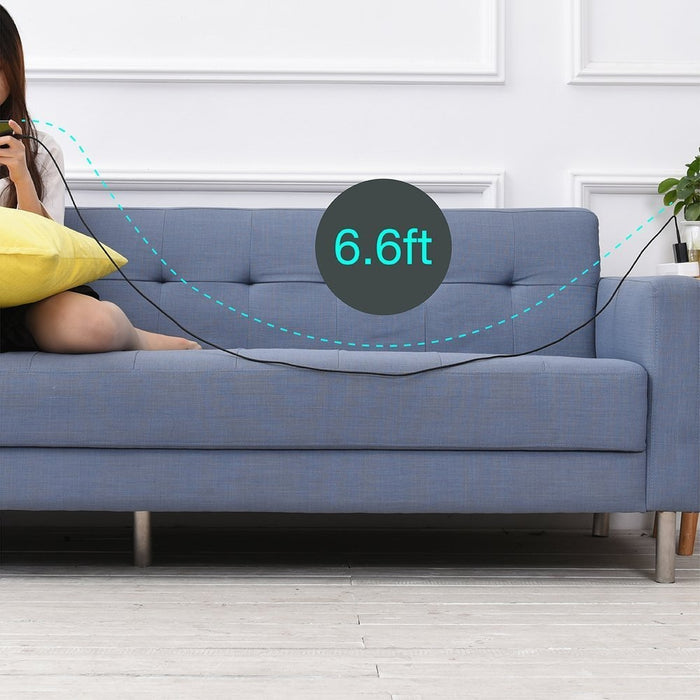 Кабел Choetech XCC-1007, USB-C към USB-C, 3.1 Gen 2, 100W, Power Delivery, 2m, черен