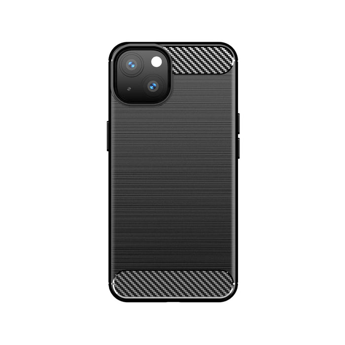 Защитен калъф, карбонов калъф, iPhone 13 Mini, черен