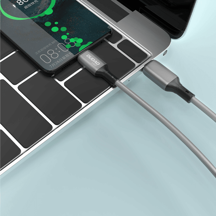 Кабел Dudao L5HT PD USB - C към 100W 1m сив