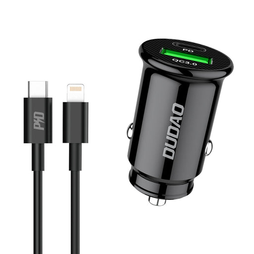 Зарядно за кола Dudao R3PRO USB QC3.0 USB - C