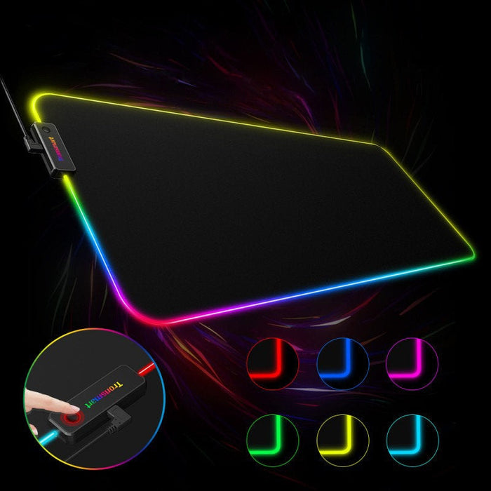 Подложка за мишка Tronsmart Spire Soft, RGB, за геймъри, Черен