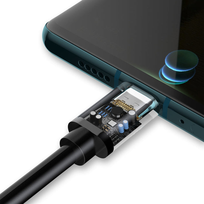 Кабел за зареждане USB cable към USB Type C Quick Charge Dudao L5G, Черен